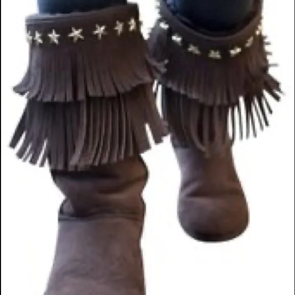 Jimmy Choo &amp; UGG Fringe Boots Size: 6