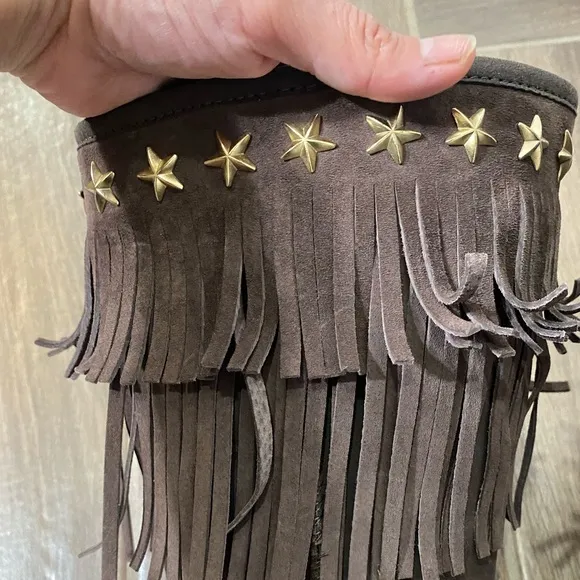 Jimmy Choo &amp; UGG Fringe Boots Size: 6