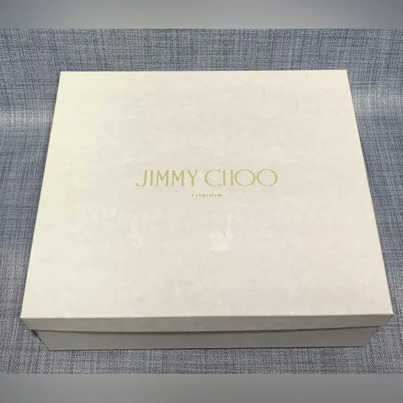 Jimmy Choo Aveline 100 High Heel Sandals Asymmetric Fascinator Mesh EU 40