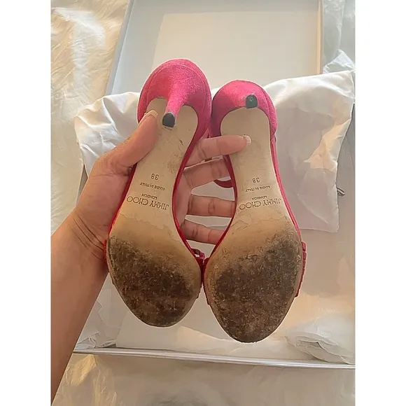 JIMMY CHOO “LIVVI” SANDALS