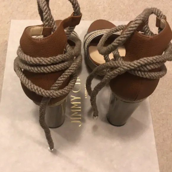 Jimmy Choo Mayje Rope Platform Sandal