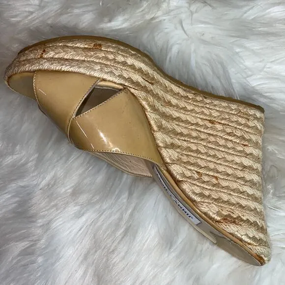 Jimmy Choo Phyllis Espadrilles Wedge Sandals 40/10