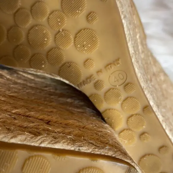 Jimmy Choo Phyllis Espadrilles Wedge Sandals 40/10