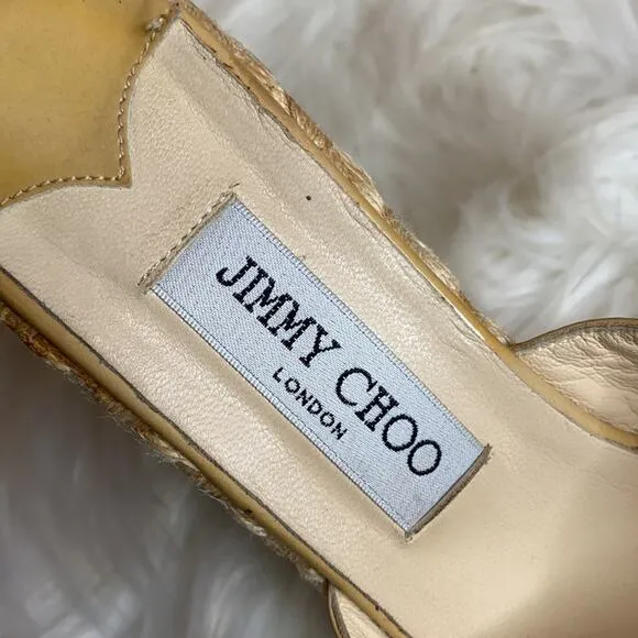 Jimmy Choo Phyllis Espadrilles Wedge Sandals 40/10