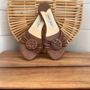 Jimmy Choo strappy leather sandals