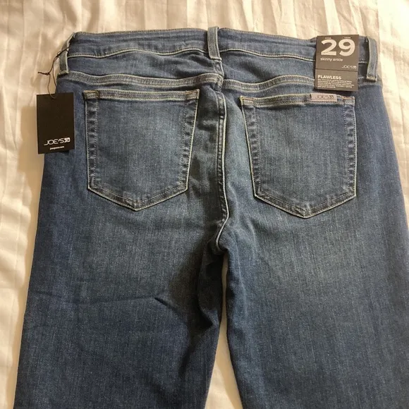 Joe's Raw Hem Ankle Skinny Jeans in Myra, size 29 US 5-pocket denim