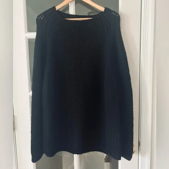 Johnny Was CALME CHUNKY FUNNEL NECK SWEATER- size XXL