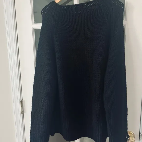 Johnny Was CALME CHUNKY FUNNEL NECK SWEATER- size XXL