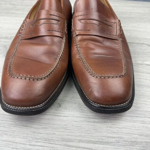 Johnston‎ &amp; Murphy Cellini Made in Italy Men's Penny Loafers 10.5 M 6814