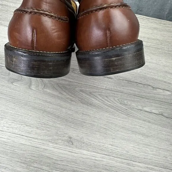 Johnston‎ &amp; Murphy Cellini Made in Italy Men's Penny Loafers 10.5 M 6814
