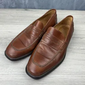 Johnston‎ &amp; Murphy Cellini Made in Italy Men's Penny Loafers 10.5 M 6814