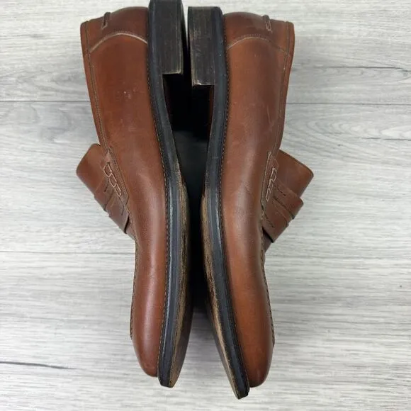 Johnston‎ &amp; Murphy Cellini Made in Italy Men's Penny Loafers 10.5 M 6814