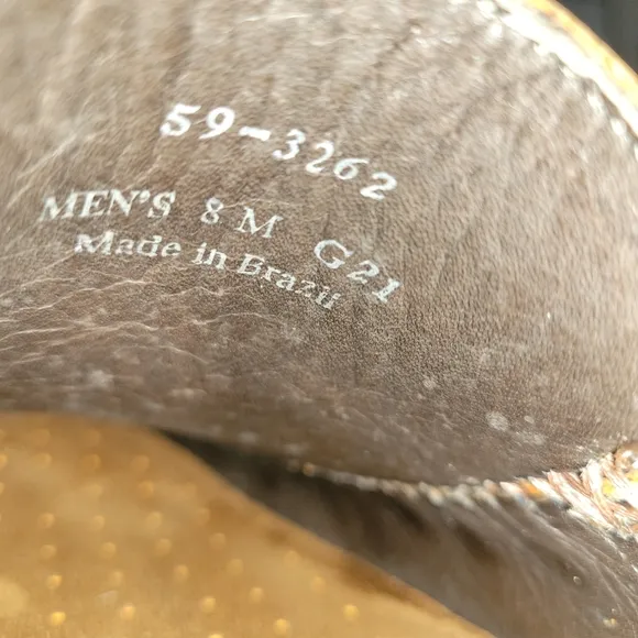 Johnston &amp; Murphy Danley Venetian Driving Moccasin Loafers in Cognac Brown sz 8