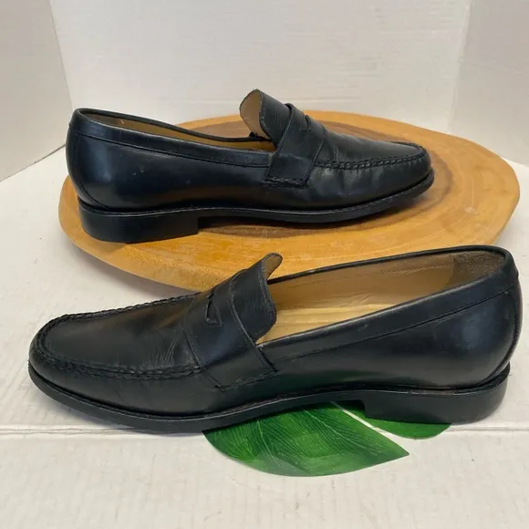 Johnston &amp; Murphy Sheepskin Leather Penny Loafers Career Loafers