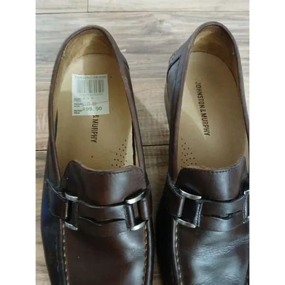 Johnston and Murphy Penny Loafers Slip on 9.5 M