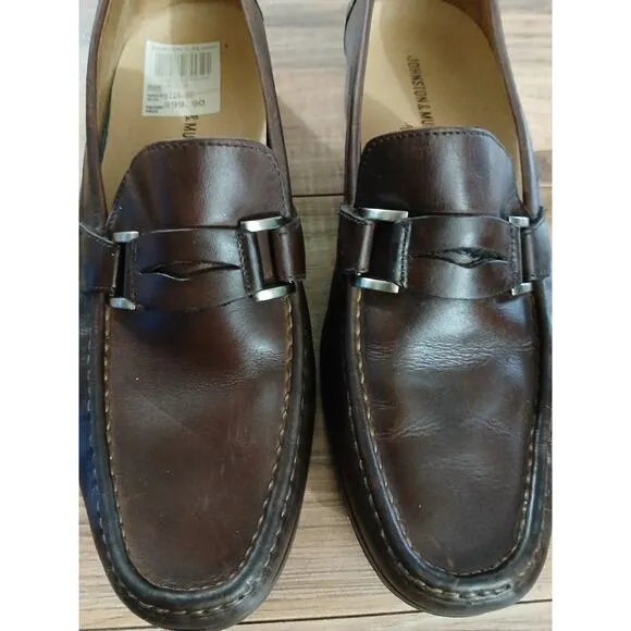 Johnston and Murphy Penny Loafers Slip on 9.5 M