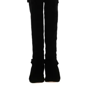 Joie Women’s Knee High Suede Chunky Heels Riding Boots