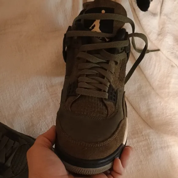 Jordan Green and Black High-Top Sneakers with Jumpman Logo