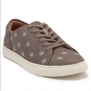 Joules Leather Stars Low Top Sneakers