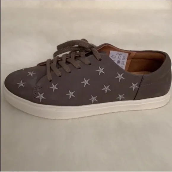 Joules Leather Stars Low Top Sneakers