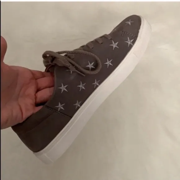 Joules Leather Stars Low Top Sneakers