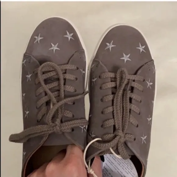 Joules Leather Stars Low Top Sneakers