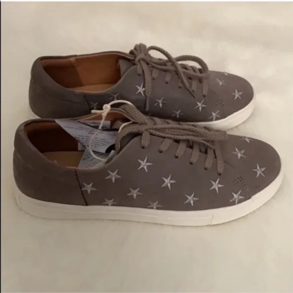Joules Leather Stars Low Top Sneakers