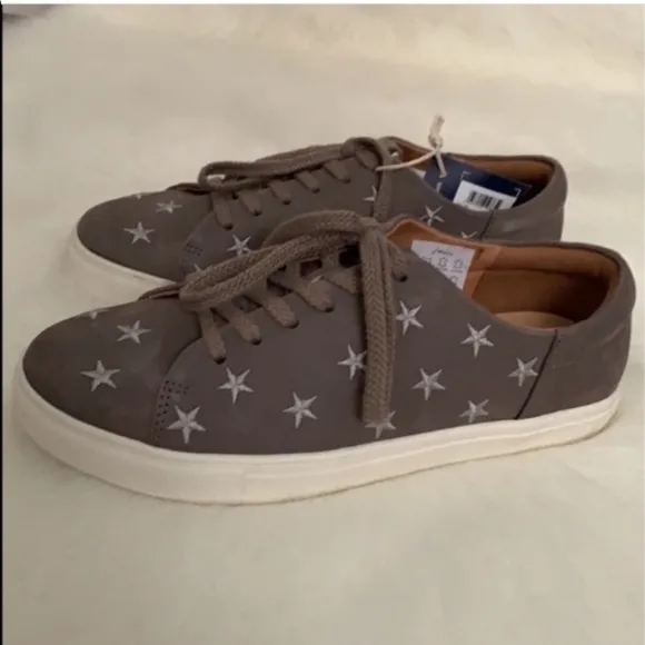 Joules Leather Stars Low Top Sneakers