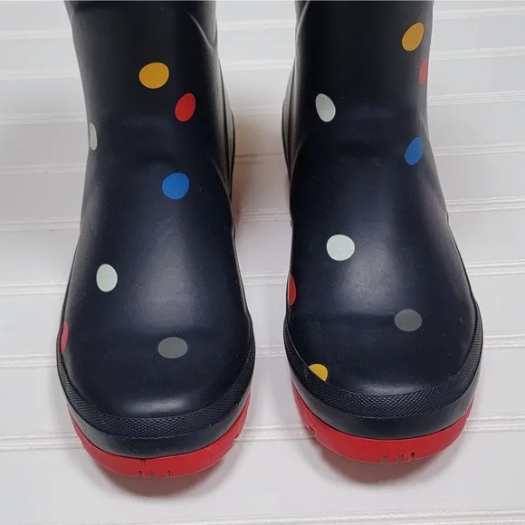 Joules Women's Polka Dot Molly Welly Rain Boots