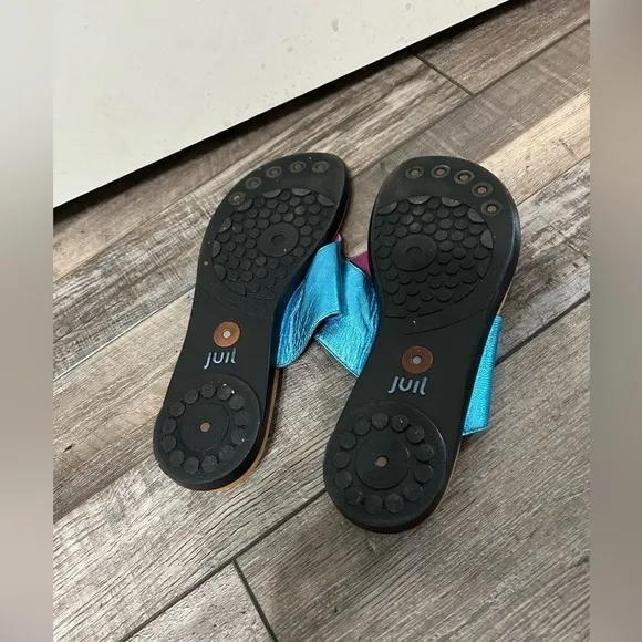 Juil Grounding Sandals turquoise teal Brio copper Size 8