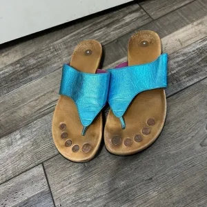 Juil Grounding Sandals turquoise teal Brio copper Size 8