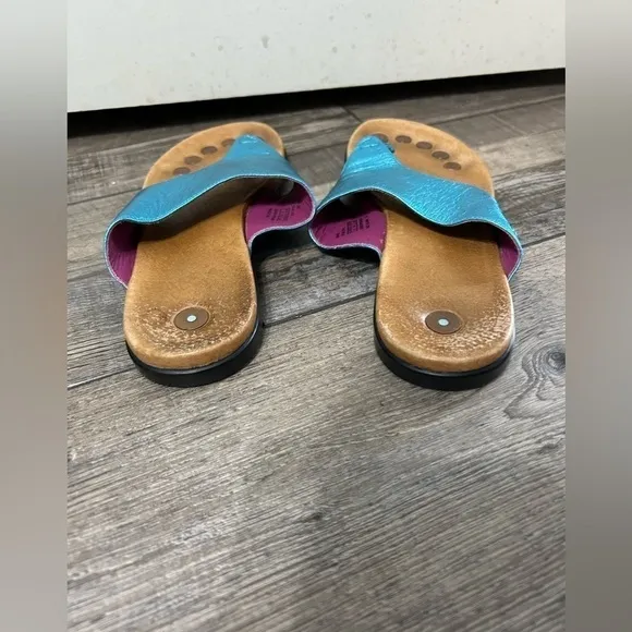 Juil Grounding Sandals turquoise teal Brio copper Size 8