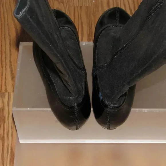 JUMP Bjork Black Mid-Calf Boots Size 8
