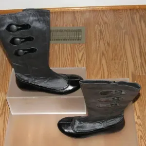 JUMP Bjork Black Mid-Calf Boots Size 8