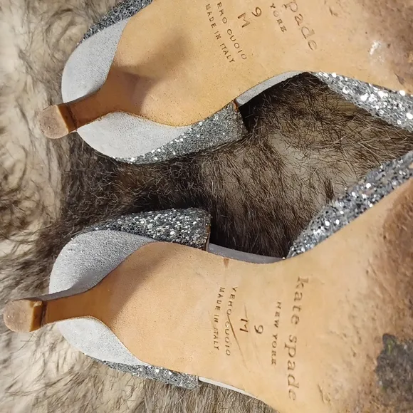 Kate Spade  glittered  heels