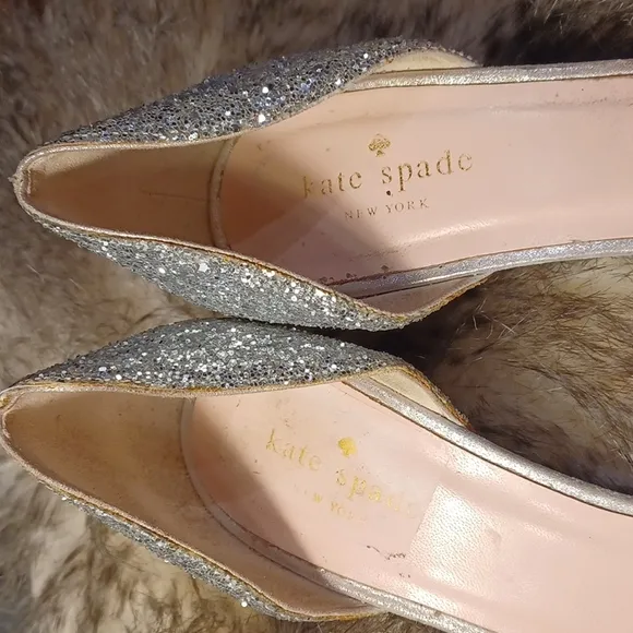 Kate Spade  glittered  heels
