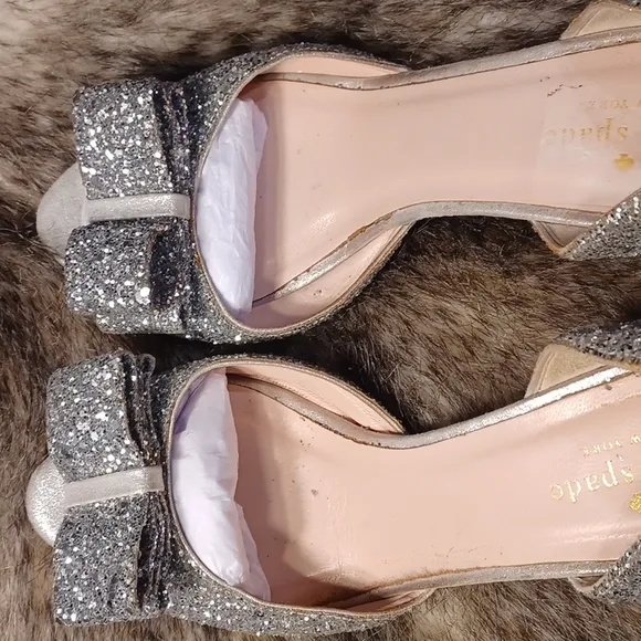 Kate Spade  glittered  heels