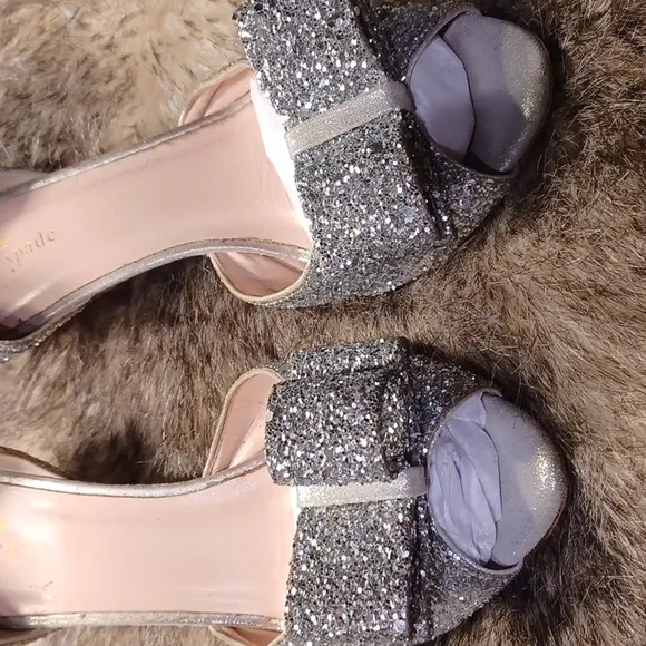 Kate Spade  glittered  heels