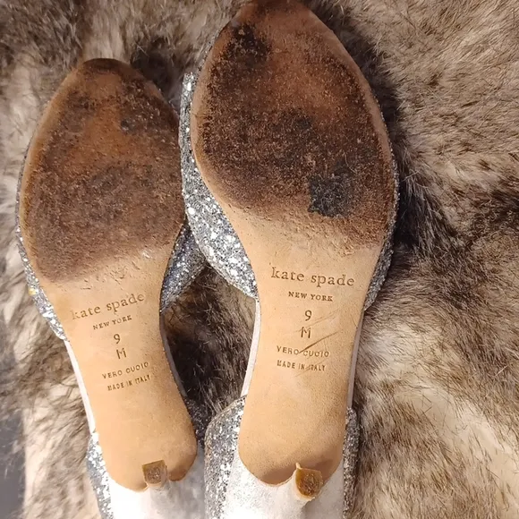 Kate Spade  glittered  heels