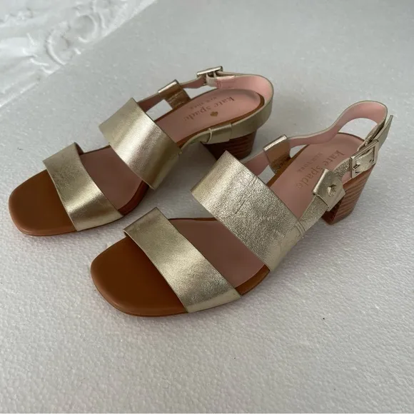 Kate Spade Gold Puglia Sandals