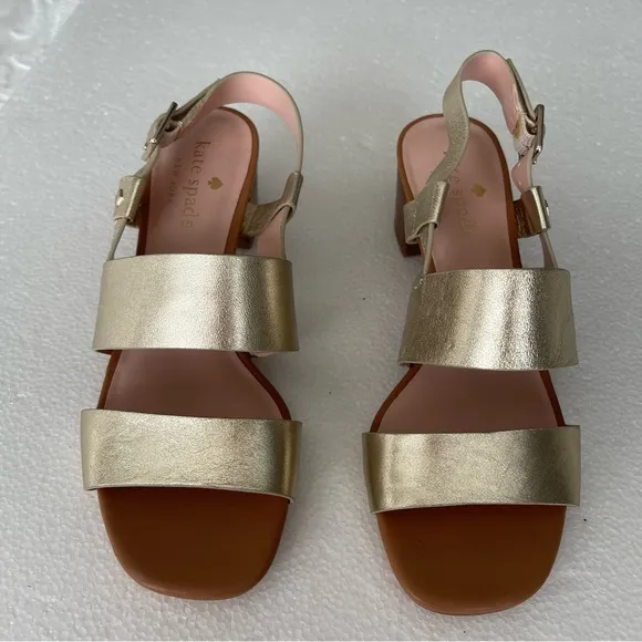 Kate Spade Gold Puglia Sandals