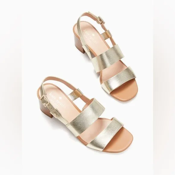 Kate Spade Gold Puglia Sandals