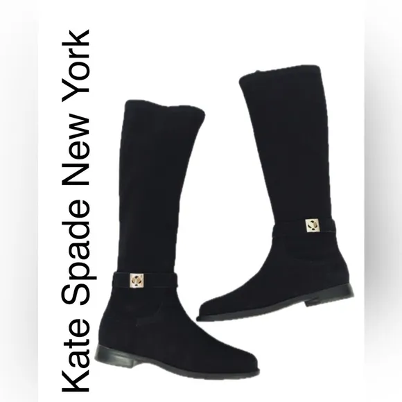 Kate Spade New York Verona Knee High Boots Size 6 M. New In Box  Dust Cover Bag