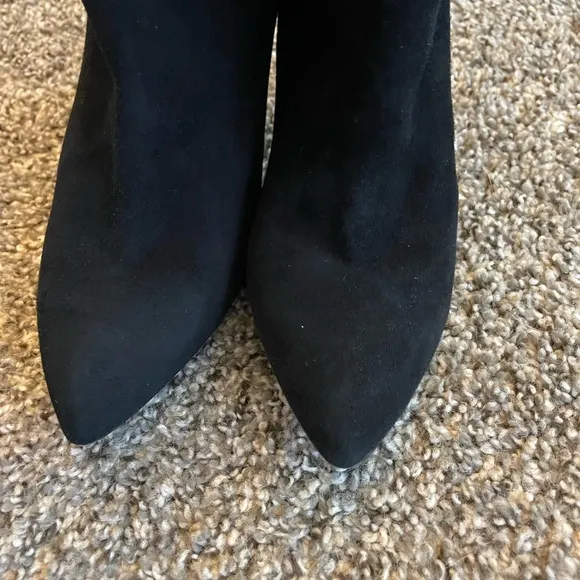 Kate spade women’s mid calf heel boots black size 7