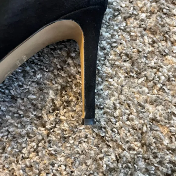 Kate spade women’s mid calf heel boots black size 7