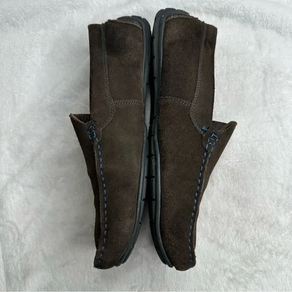 Kazar Brown Men's Chauffeurs Mocasín Size 43 (US 10)‎ LAMBSKIN SLIP-ON