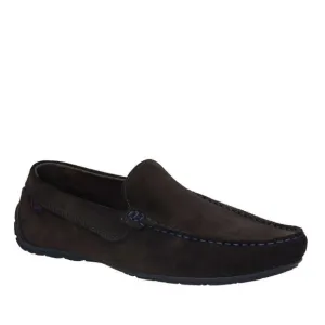 Kazar Brown Men's Chauffeurs Mocasín Size 43 (US 10)‎ LAMBSKIN SLIP-ON