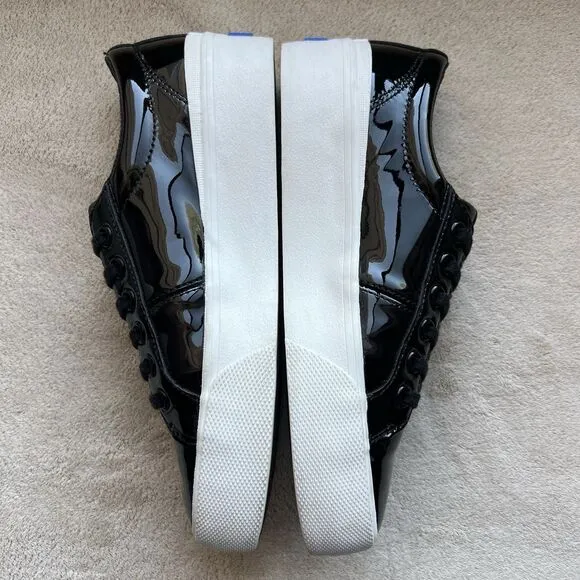 Keds Jump Kick Duo Black Patent Leather Women US 6 Casual Athleisure WH68092