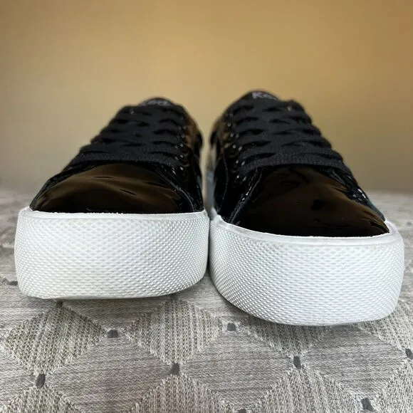 Keds Jump Kick Duo Black Patent Leather Women US 6 Casual Athleisure WH68092