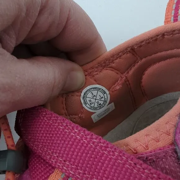 KEEN Newport H2 Kids Sandals Pink Girls Child Size 3 Outdoor Hiking Washable
